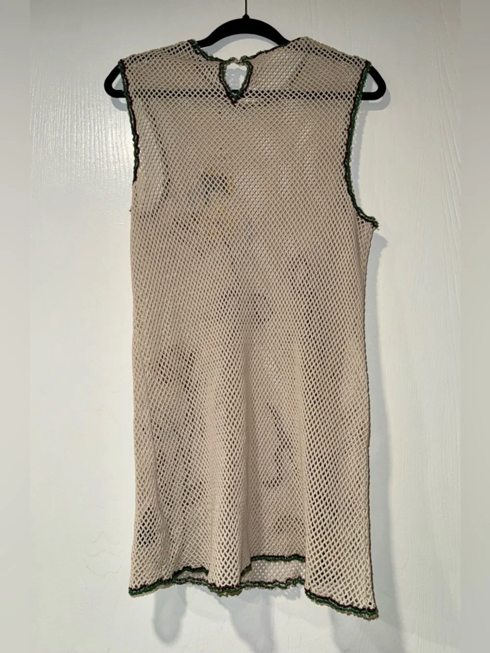 Zara Embroidered Crochet Floral Tank Dress in Cream/Multi NWT Size Medium - Picture 9 of 13